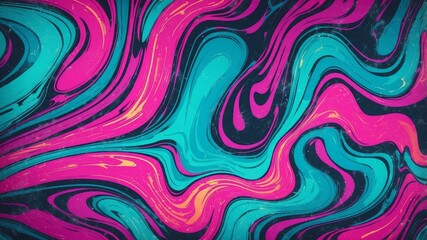 marble effect retro neon