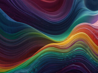 Obraz premium abstract background with dynamic fluid patterns Generative Ai