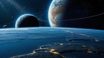 earth in space