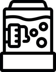 Aquarium water filter working and removing particles for clean and healthy environment for fish