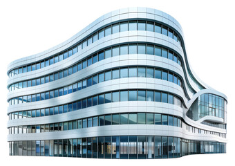 Fototapeta premium PNG Modern contemporary office building architecture housing urban.