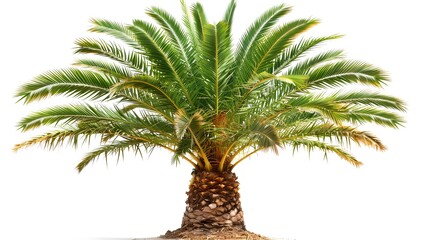 Obraz premium Date palm Isolate on white background