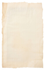 PNG Vintage torn parchment paper