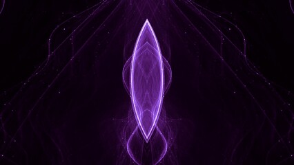 ellipsenförmige leuchtende futuristische Grafik - Netzwerk, Verbindungen, Hintergrund, Reaktion,...