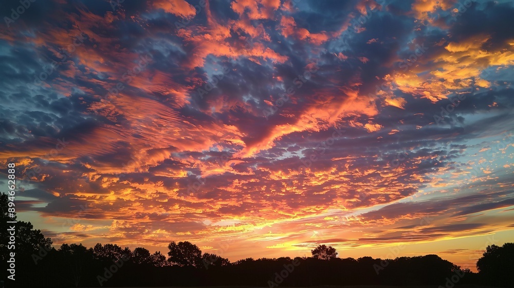 Canvas Prints Sunsets are farewell kisses to the day.