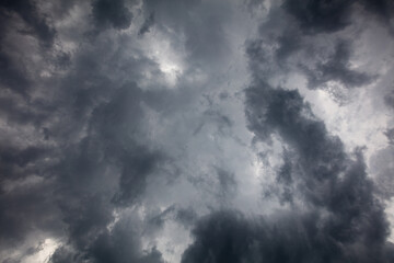 thunderstorm clouds background