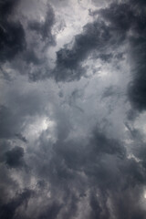 thunderstorm clouds background