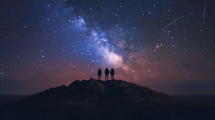 International Friendship Day background with friends