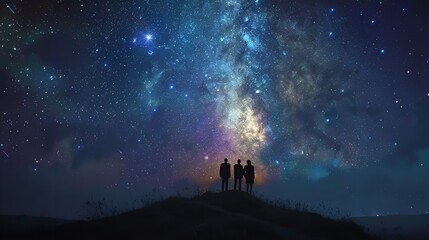 Fototapeta premium International Friendship Day background with friends