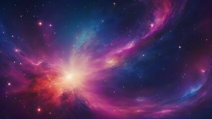 Fototapeta premium Generate an abstract background that evokes the feeling of outer space and galaxies