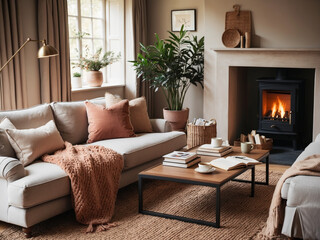 Warm and Inviting Cozy Living Room