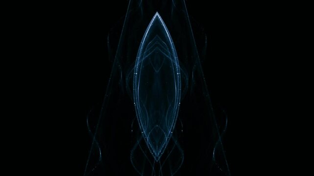 ellipsenf&ouml;rmige leuchtende futuristische Grafik - Netzwerk, Verbindungen, Hintergrund, Reaktion, Elektrizit&auml;t, Dynamik, Design, surreal, Wissenschaft, Technolgie, schwarz, blau
