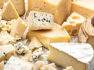 Assortment Of Delicious Cheeses