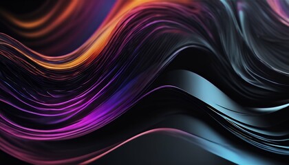 'Silk smooth waves Background design lines Card poster flow Color Wallpaper black color Vector wave style Illustration background shapes Banner landing Illustration Book liquid'