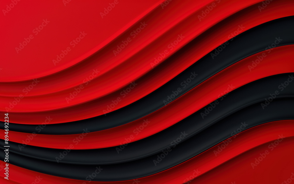 Poster abstract red and black wavy background, perfect for modern design and creative projects. elegant and