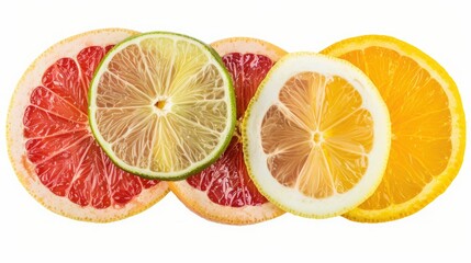 Assortment of Citrus Fruit Slices