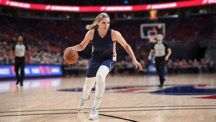 Rookie Female Pro Basketball Player