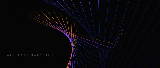 Modern Flow Energy Line. Abstract 3D Pattern Network Line for Social Media Posts, Mobile Apps, Cards, Invitations, Banners. Vector Illustration for Technology, Data Transmission, High-Speed Internet.