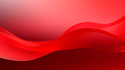Red abstract background with lines, stripes. Wavy text area for card, banner, flyer, poster design