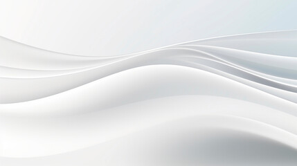 White abstract background with lines, stripes. Wavy text area for card, banner, flyer, design