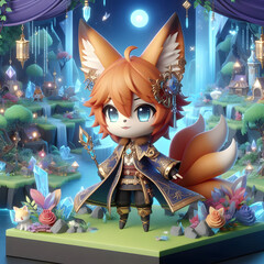 Chibi Fox in a Fantasy World