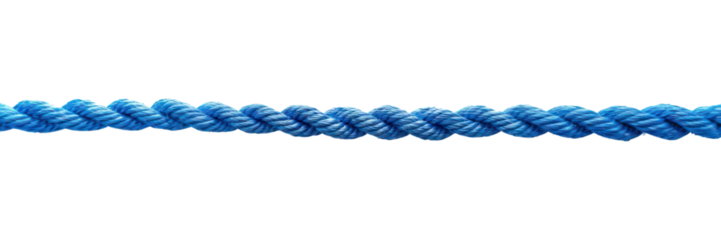 PNG  Blue twisted rope isolated
