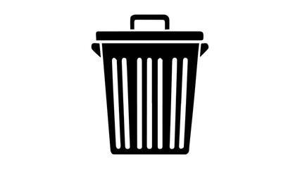 trash can icon/symbol illustration in vector