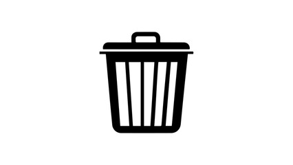 simple trash can icon