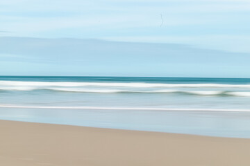 waves on the beach