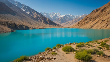 Naklejka premium Blue lakes BandeAmir Afghanistan