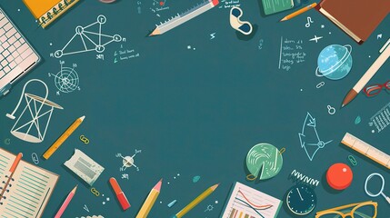 Versatile Background for Education and Training Posters: Inspiring Learning and Skill Development Visuals