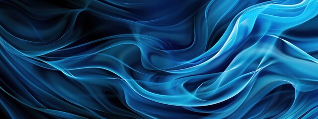 Obraz premium A blue and white image of a flame