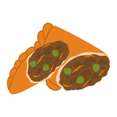Empanadas Spanish or Latin American pastry food