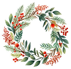 PNG Pattern wreath plant celebration.