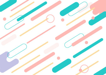 Cute background material Memphis pattern