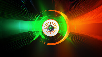 Digital tricolor vortex.