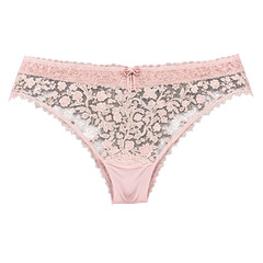 Pink Lace Briefs A pair of pink lace briefs with delicate lace detailing Professional dynamic