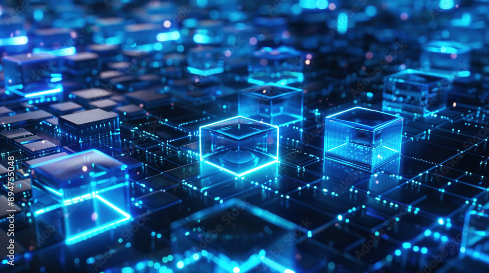 Poster technology background. abstract and futuristic depiction of a digital technology network connection 