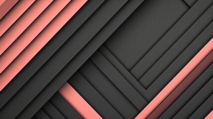 Obraz premium Pink abstract background with golden lines. Abstract geometric shapes. Futuristic background design.