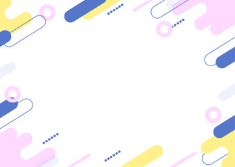 Cute background material Memphis pattern