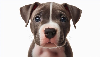 Fototapeta premium Niedlicher Pitbull Welpe