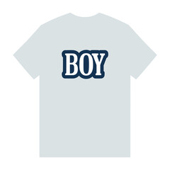 Naklejka premium boy t shirt fashion sticker vector illustration template design