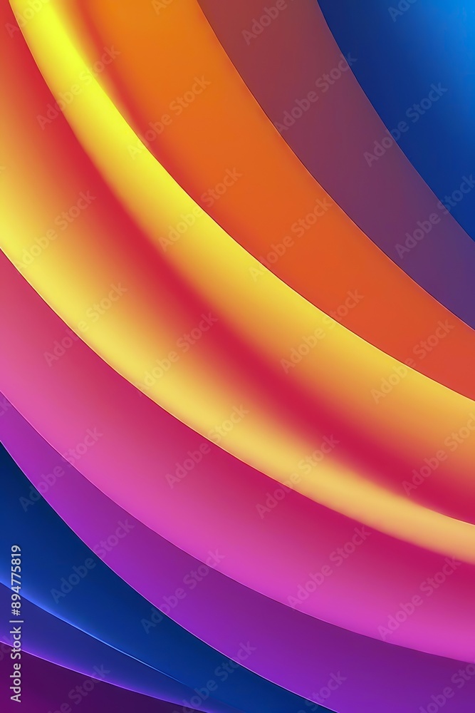 Poster colorful fluid background dynamic textured geometric element gradient illustration.
