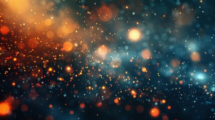 Abstract Bokeh Lights Background