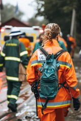 Fototapeta premium Investigate the role of doctors in disaster response. How do physicians prepare for and respond to natural disasters and public health emergencies