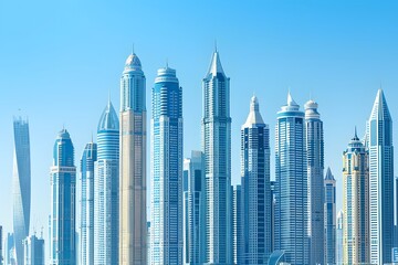 Dubai Skyline: A Majestic View of Modern Architecture