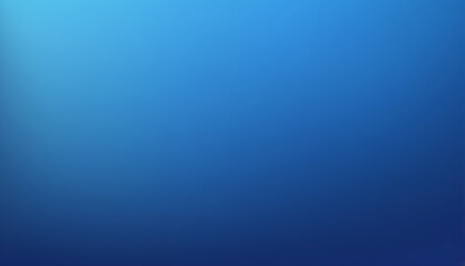 Blue gradient background for elegant design and stylish wallpaper. Light to dark transition with empty space for text.