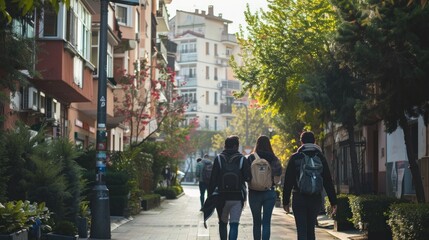 Obraz premium Walkable Urban Neighborhoods 