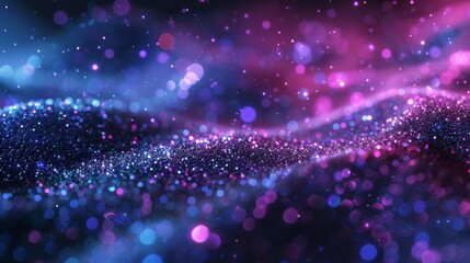 Abstract Sparkling Bokeh Background