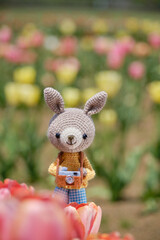 動物のあみぐるみ　旅行